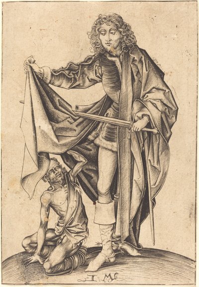 San Martino da Israhel van Meckenem after Martin Schongauer