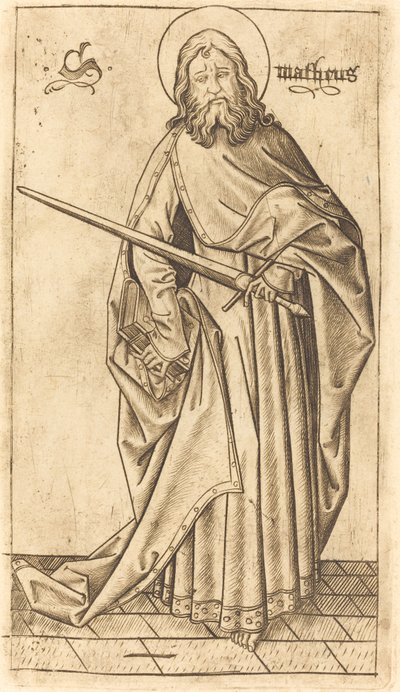 San Paolo (?) o San Matteo (?) da Israhel van Meckenem after Master E.S.