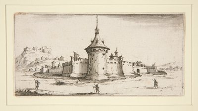 Un bastione, o una fortificazione da Israël Henriet