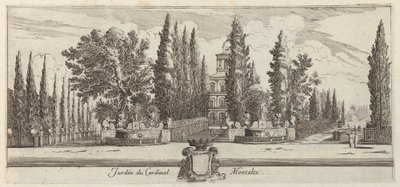 Giardino del Cardinale Montalte da Israël Silvestre