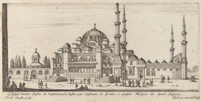 La Chiesa di Santa Sofia a Costantinopoli, costruita da Costantino il Grande; ora Moschea del Gran Signore da Israël Silvestre