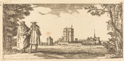 Piano Generale del Castello e Piccolo Parco di Vincennes da Israël Silvestre