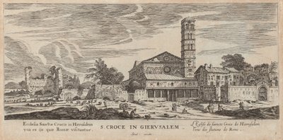 S. Croce in Gerusalemme da Israël Silvestre