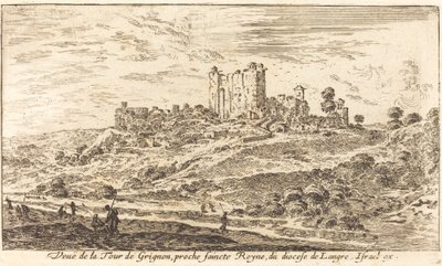 Veduta della Torre di Grignon da Israël Silvestre