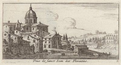 Veduta di San Giovanni dei Fiorentini da Israël Silvestre