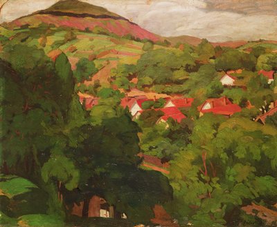 Paesaggio a Nagybánya, Ungheria da Istvan Reti
