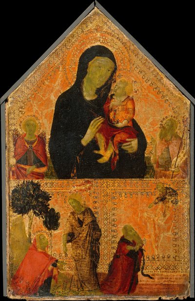 Madonna col Bambino con i santi Michele e Giovanni Battista, Il Noli Me Tangere da Italian