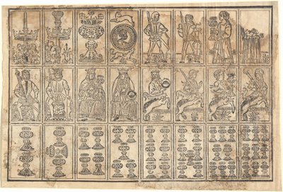 Carte da gioco da Italian 15th Century