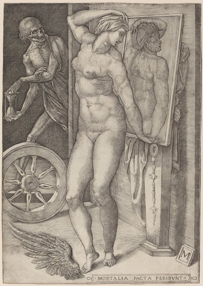 Allegoria della Vanità (La Morte che sorprende una donna) da Italian 16th Century