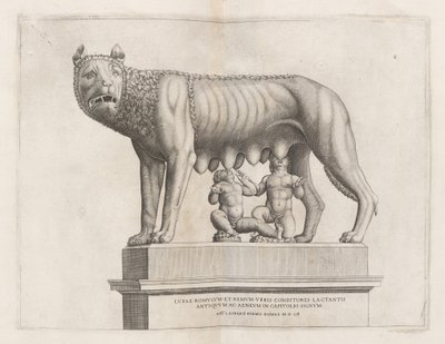 Lupa Capitolina con Romolo e Remo da Italian 16th Century