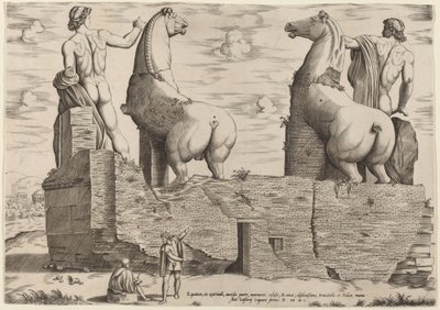 Equitum, in Quirinali, aversa parte da Italian 16th Century
