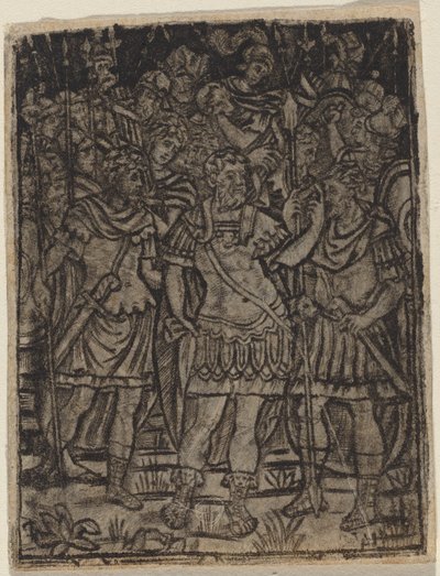 Generale Romano che si Rivolge alle Sue Truppe da Italian 16th Century