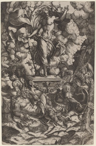 La resurrezione da Italian 16th Century after Francesco Salviati