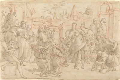Giuseppe e Suo Fratello in Egitto da Italian 17th Century