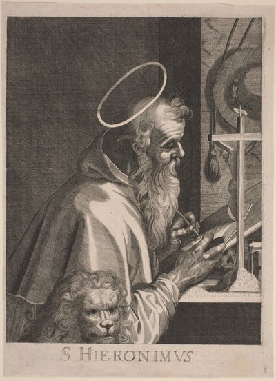 San Girolamo da Italian 17th Century, after Aegidius Sadeler II