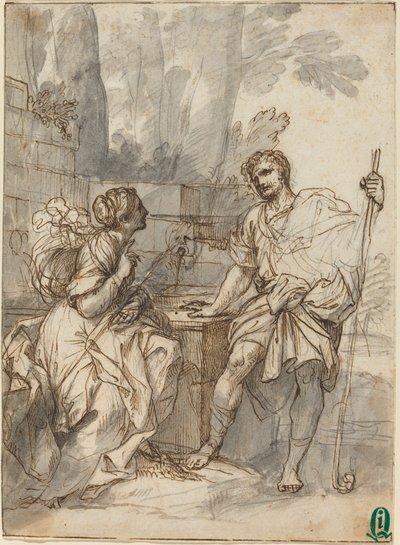 Scena Pastorale da Italian 18th Century