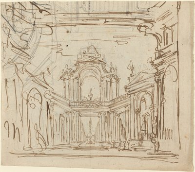 Scenografia da Italian 18th Century