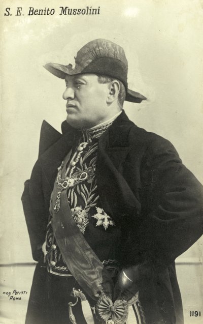 Benito Mussolini da Italian Photographer