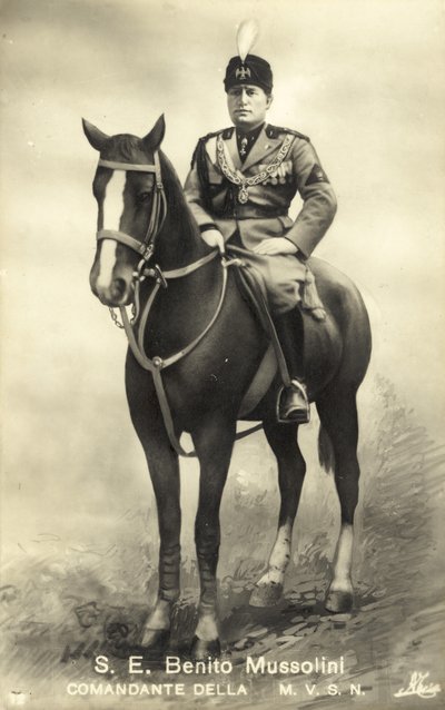 Benito Mussolini da Italian Photographer