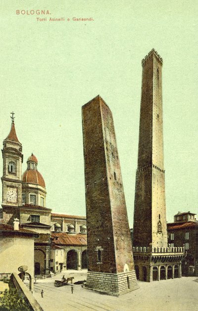 Bologna, Italia, Torri Asinelli e Garisendi da Italian Photographer