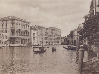 Canal Grande e Palazzo Browning da Italian Photographer