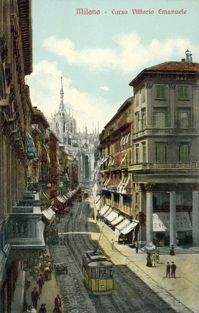 Corso Vittorio Emanuele, Milano da Italian Photographer