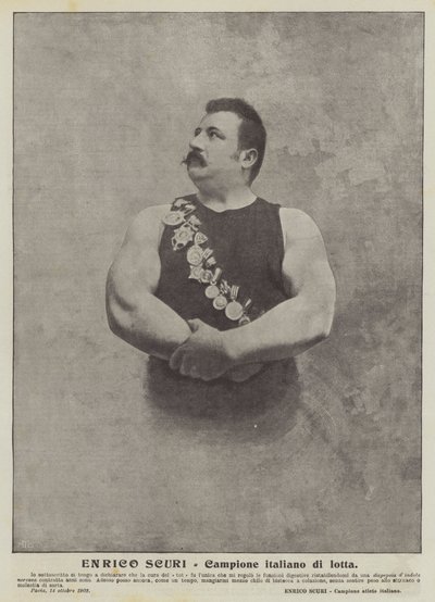 Enrico Scuri, campione italiano di lotta da Italian Photographer