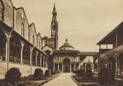 Firenze: Chiesa di S Croce, Chiostro da Italian Photographer