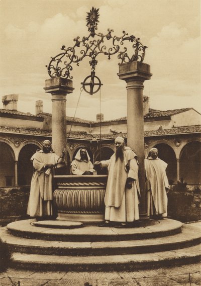 Firenze: Dintorni di Firenze, Certosa, Il pozzo nel Chiostro Grande da Italian Photographer