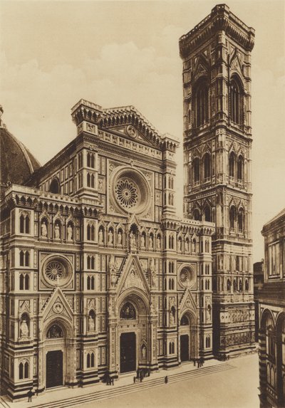 Firenze: La Facciata della Cattedrale, Arch De Fabris e del Moro da Italian Photographer