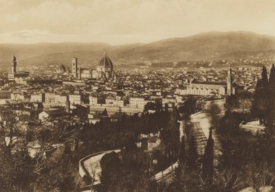 Firenze: Panorama di Firenze visto da S Miniato al Monte da Italian Photographer