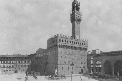 Firenze, Piazza della Signoria col Palazzo Vecchio da Italian Photographer