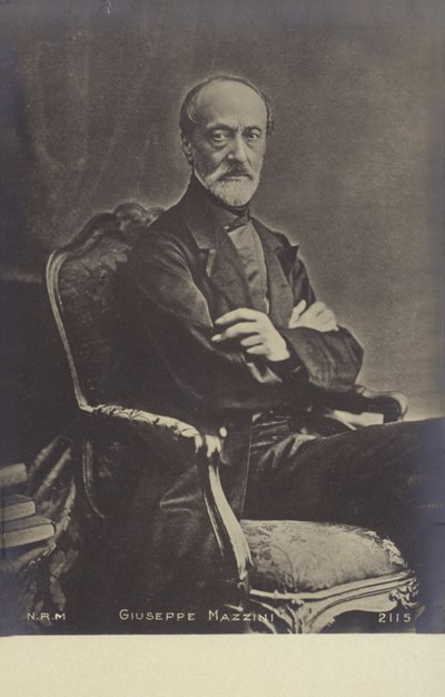 Giuseppe Mazzini da Italian Photographer