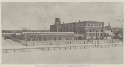 Il nuovo grandioso laboratorio di Edison a Lewellyn Park (Orange, New Jersey) da Italian Photographer