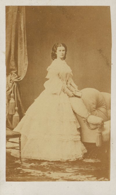 Maria Sofia di Baviera, Regina Consorte di Francesco II, Re delle Due Sicilie da Italian Photographer