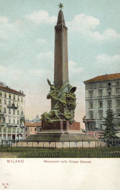 Milano, Italia, Monumento delle Cinque Giornate da Italian Photographer