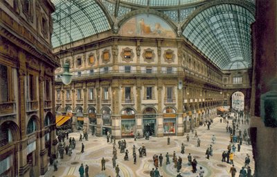 Milano / Milan: Interno della Galleria Vittorio Emanuele II (colour photo) da Italian Photographer