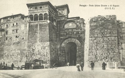 Perugia, Italia, Porta Urbica Etrusca o di Augusto da Italian Photographer
