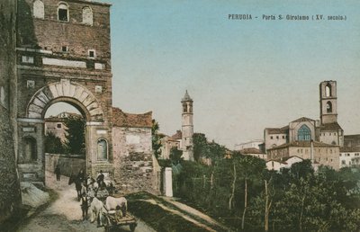 Perugia, Porta S. Girolamo, XV secolo da Italian Photographer