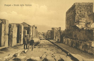 Pompei, Italia, Strada della Fortuna da Italian Photographer