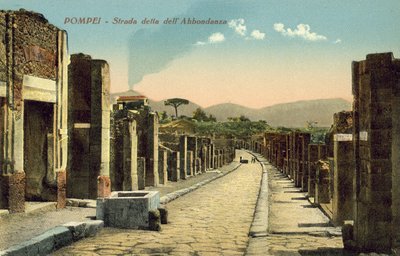 Pompei, Italia, Strada detta dell