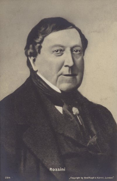 Ritratto di Gioachino Rossini da Italian Photographer