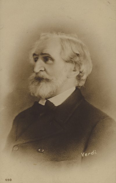 Ritratto di Giuseppe Verdi da Italian Photographer