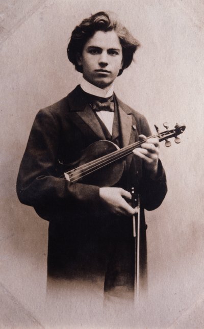 Ritratto di Jan Kubelik (1880-1940) violinista e compositore ceco da Italian Photographer