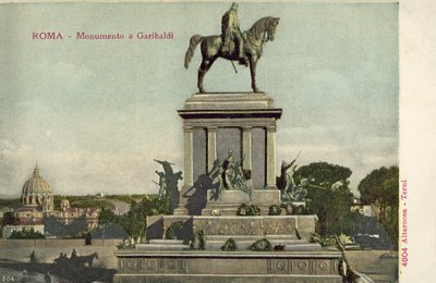 Roma, Italia, Monumento a Garibaldi da Italian Photographer
