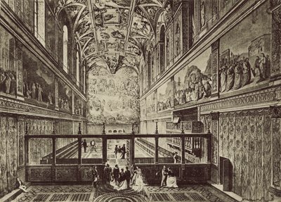Cappella Sistina costruita nel XV secolo, da Giovanni de Dolci da Italian Photographer