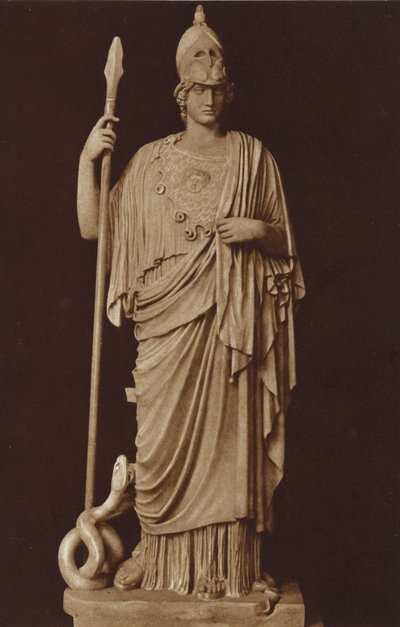 La statua di Minerva nel Museo Vaticano, Roma da Italian Photographer