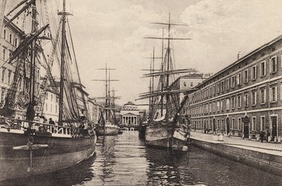 Trieste: Canale Grande (foto b/n) da Italian Photographer