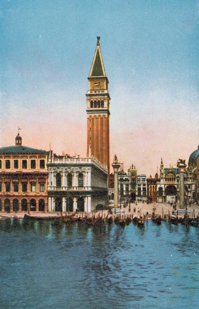 Venezia/Venice: Piazzetta s Marco dal Mare (coloured photo) da Italian Photographer