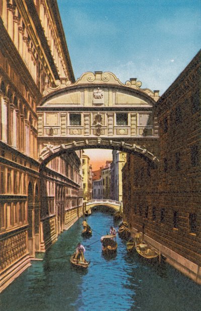 Venezia/Venice: Ponte dei Sospiri (coloured photo) da Italian Photographer